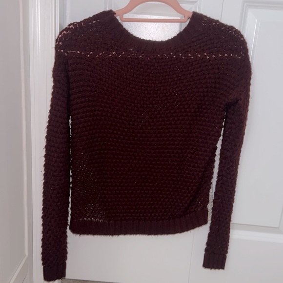 T/O Knit Crop Sweater - Picture 5 of 7